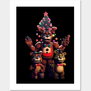 Five Nights At Freddy's Christmas Posters and Art